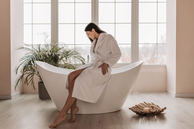 Intimate boudoir setting